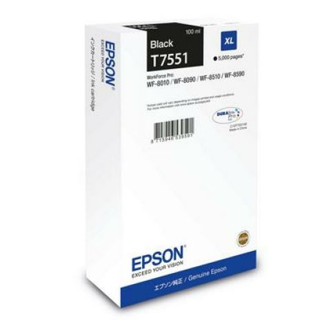 Epson C13T75514N cartouche d'encre 1 pièce(s) Original Rendement élevé (XL) Noir
