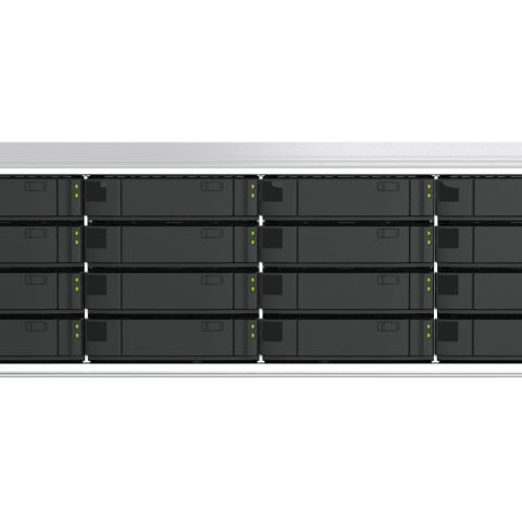 QNAP ES1686dc R2 NAS Rack (3 U) Intel® Xeon® D D-2142IT 64 Go DDR4 0 To QNAP QES Noir, Gris