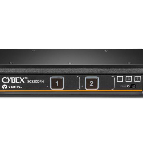 Vertiv SC920DPH-400 commutateur écran, clavier et souris Noir