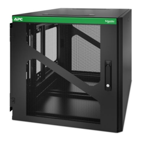 APC NetShelter WX AR112SM - Armoire de brassage murale 19 pouces, 12U/HE, profondeur 800 mm, montage latéral, montée