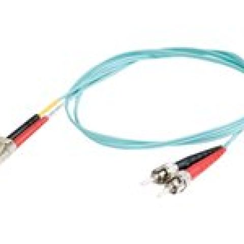 C2G LC-ST 10Gb 50/125 OM3 Duplex Multimode PVC Fiber Optic Cable (LSZH)