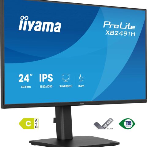 iiyama ProLite XB2491H-B1 écran plat de PC 60,5 cm (23.8") 1920 x 1080 pixels Full HD Noir