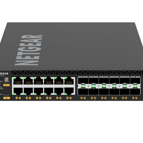 NETGEAR M4350-12X12F Géré L3 10G Ethernet (100/1000/10000) 1U Noir