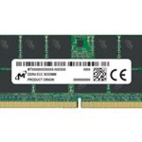 Micron CRUCIAL DDR4 ECC SODIMM 16GB 1RX8 3200 CL22 16GBIT module de mémoire 16 Go