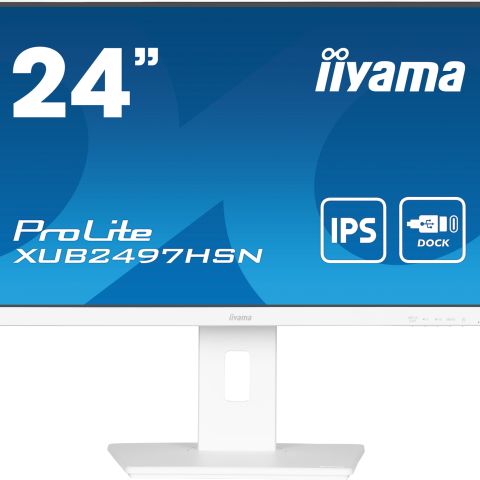 iiyama ProLite XUB2497HSN-W2 écran plat de PC 60,5 cm (23.8") 1920 x 1080 pixels Full HD LED Blanc