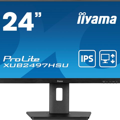 iiyama XUB2497HSU-B2 écran plat de PC 60,5 cm (23.8") 1920 x 1080 pixels Full HD LED Noir