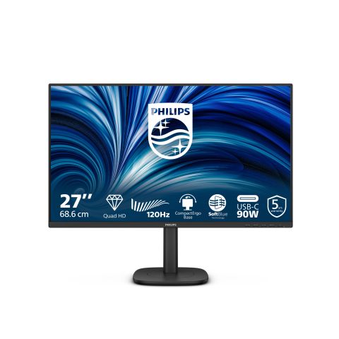 Philips 3000 series 27B2U3601/00 écran plat de PC 68,6 cm (27") 2560 x 1440 pixels Quad HD LCD Noir