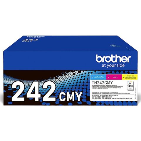 Brother TN-242CMY Cartouche de toner 1 pièce(s) Original Cyan, Magenta, Jaune