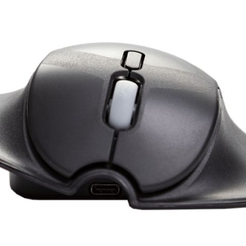 BakkerElkhuizen HandshoeMouse Shift Bluetooth souris Bureau Ambidextre Optique 1000 DPI