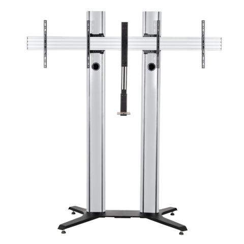 B-Tech BT8712 165,1 cm (65") Noir, Argent Sol