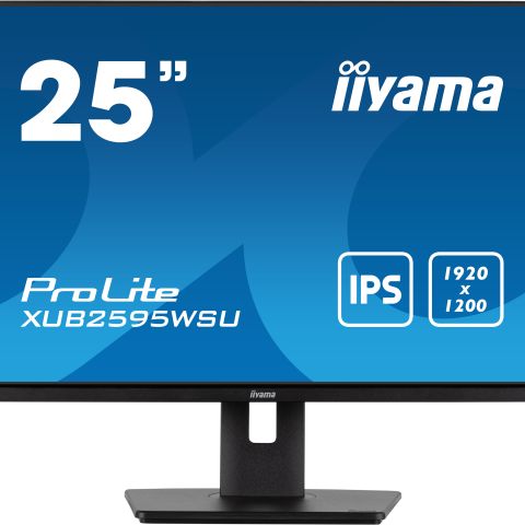 iiyama ProLite XUB2595WSU-B5 écran plat de PC 63,5 cm (25") 1920 x 1200 pixels WUXGA LED Noir