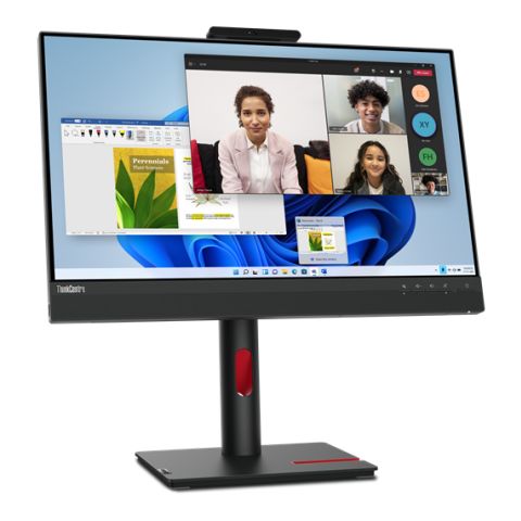 Lenovo ThinkCentre Tiny-In-One 24 60,5 cm (23.8") 1920 x 1080 pixels Full HD LED Écran tactile Noir