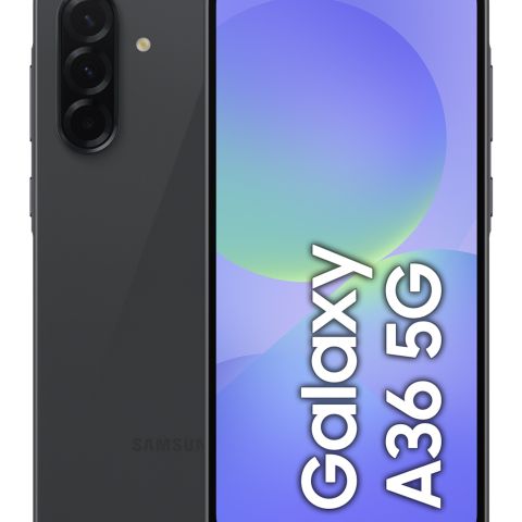 Samsung Galaxy A36 17 cm (6.7") Double SIM Android 15 5G USB Type-C 6 Go 128 Go 5000 mAh Noir