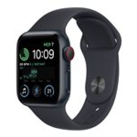 Apple Watch SE OLED 40 mm 4G Noir GPS (satellite)