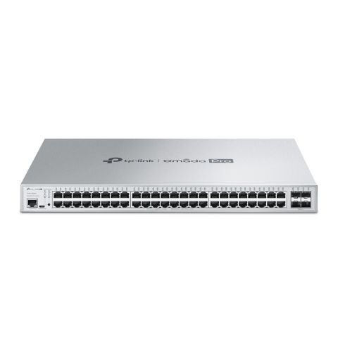TP-Link Omada Pro S5500-48GP4F commutateur réseau Géré L2/L2+ Gigabit Ethernet (10/100/1000) Connexion Ethernet, supportant l'alimentation via ce port (PoE) Gris