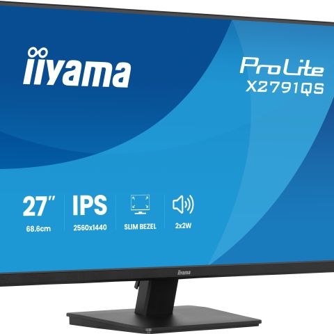 iiyama ProLite X2791QS-B1 écran plat de PC 68,6 cm (27") 2560 x 1440 pixels Quad HD Noir