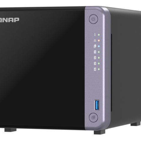 QNAP TS-432X-4G serveur de stockage NAS Tower Alpine Alpine AL-524 4 Go DDR4 QNAP QTS Noir