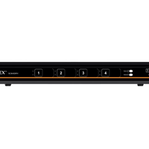 Vertiv SC845DPHC-400 commutateur écran, clavier et souris Noir
