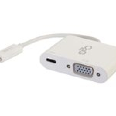 C2G USB C to VGA Video Adapter w/ Power Delivery