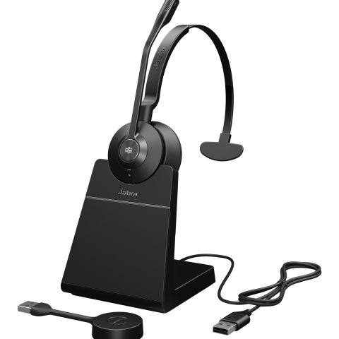Jabra Engage 55 SE Casque Sans fil Arceau Bureau/Centre d'appels Noir