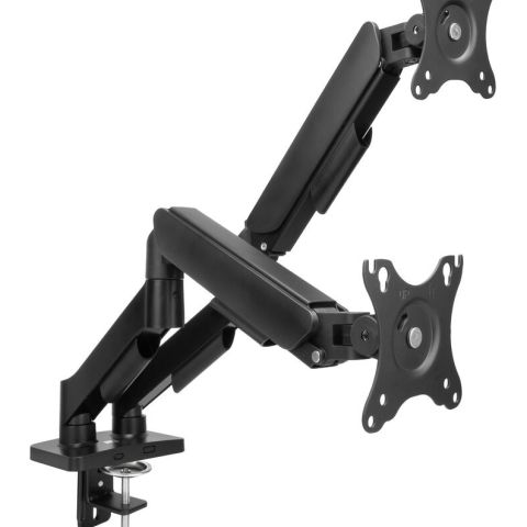 ACT Bras pour écran 35 pouces, vérin à gaz, 2 écrans, Essentials