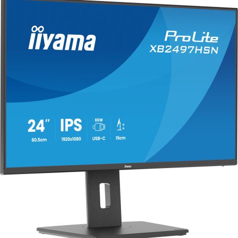 iiyama ProLite XB2497HSN-B1 écran plat de PC 60,5 cm (23.8") 1920 x 1080 pixels Full HD Noir