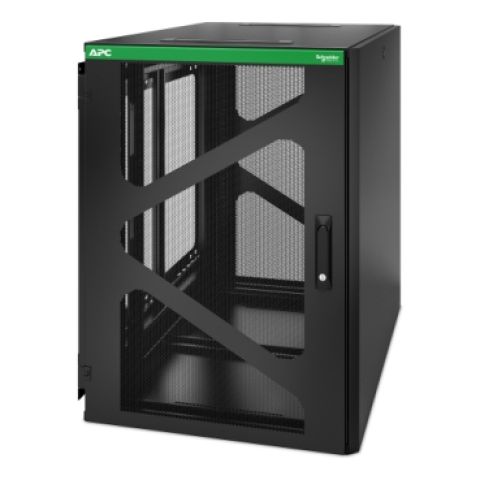 APC NetShelter WX AR118SM - Armoire de brassage murale 19 pouces, 18U/HE, profondeur 800 mm, montage latéral, montée