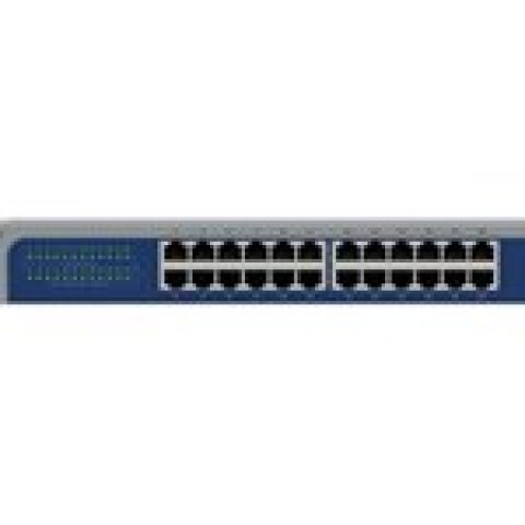 NETGEAR GS524-300EUS, 24-Port Gigabit Ethernet unmanaged Switch, Desktop Non-géré Gigabit Ethernet (10/100/1000)