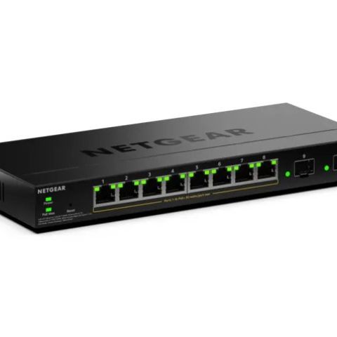 NETGEAR GS310TPv2 Géré L2/L3 Gigabit Ethernet (10/100/1000) Connexion Ethernet, supportant l'alimentation via ce port (PoE) Bureau Noir