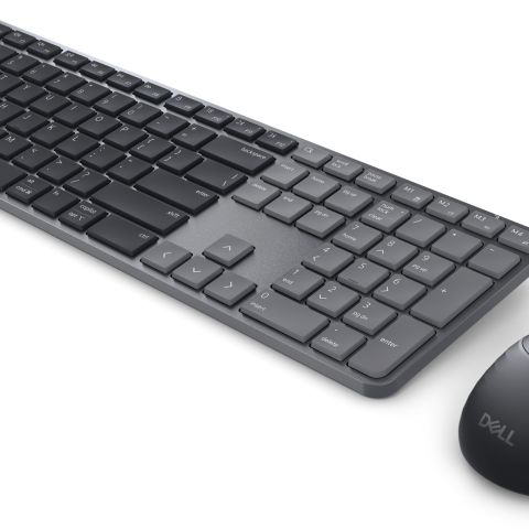 DELL Pro 7 Slim KM726 clavier Souris incluse maison/bureau RF sans fil + Bluetooth AZERTY Belge Noir
